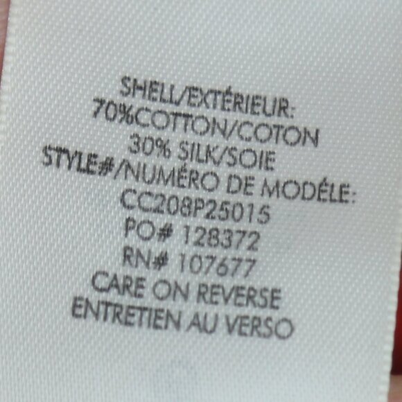 Alice + Olivia Bette Silk Cotton Ruffle Tie Blouse Floral Red Size Medium - Picture 6 of 8